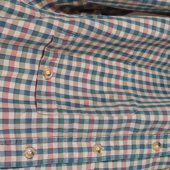 Orvis Men's Long Sleeve Button Down Plaid Shirt Size Medium EUC - Picture 3 of 9